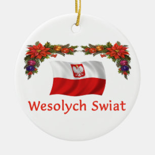 Décoration En Céramique Noël de la Pologne