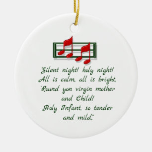 Décoration En Céramique Noël de l'ornement de l'Hymne