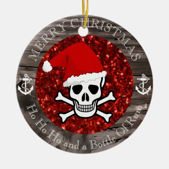Décoration En Céramique Noël de pirate (Devant)