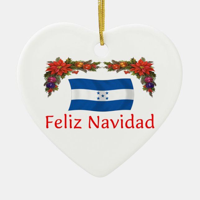 Décoration En Céramique Noël du Honduras (Devant)