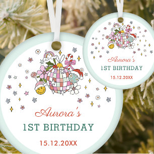 Décoration En Céramique Noël mignonne bal Super fête d'anniversaire