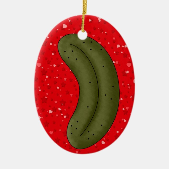 Décoration En Céramique Noël Pickle Legend 2 (Devant)