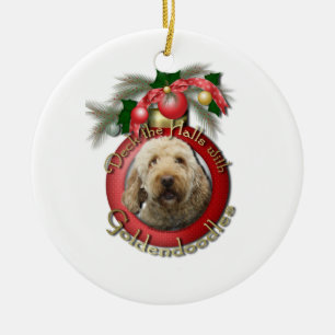 Décoration En Céramique Noël - plate-forme les halls - Goldendoodles