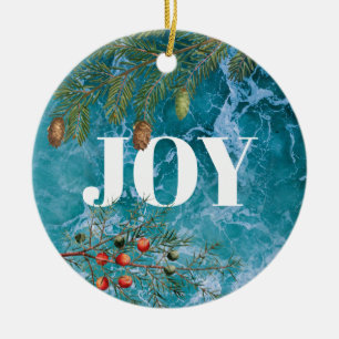 Décoration En Céramique Noël Summer Ocean Beach Joie