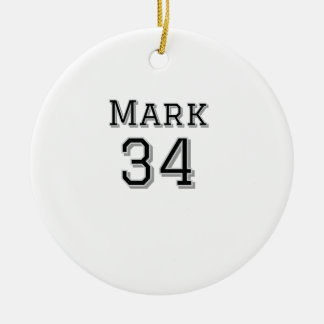 Décoration En Céramique nom de l'équipe ajouter nom du joueur date sports 