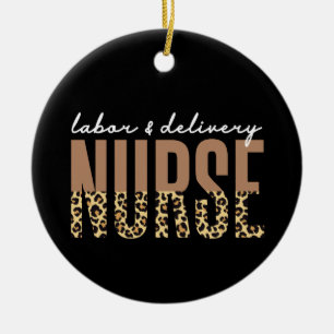 Décoration En Céramique Nom personnalisé Travail et livraison Nurse Cheeta