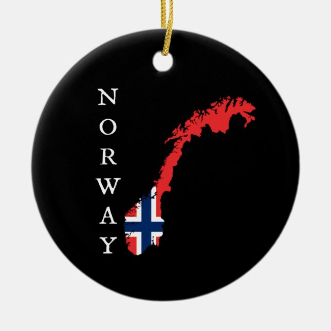 Décoration En Céramique Norvège (Devant)