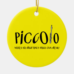 Décoration En Céramique Notes Piccolo si élevées