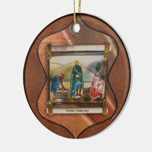 Décoration En Céramique Notre nation arc-en-ciel