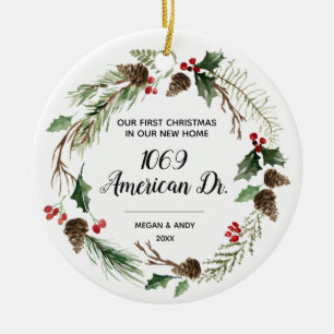 Décoration En Céramique Notre premier Noël dans notre nouvelle maison Noël