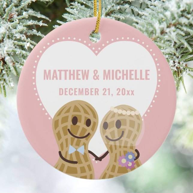 Décoration En Céramique Notre premier Noël en couple photo (Créateur téléchargé)