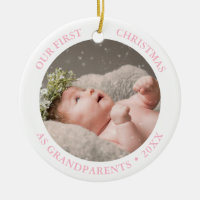 Notre premier Noël en tant que grands-parents Phot