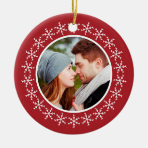 Décoration En Céramique Notre premier Noël en tant qu'Ornement de Mme Sno