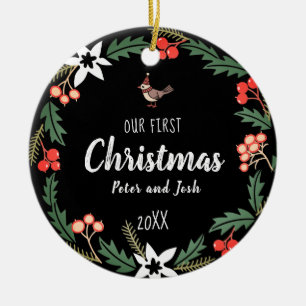 Décoration En Céramique Notre premier Noël non-genre