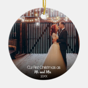 Décoration En Céramique Notre première photo de Noël 2 illuminera les je