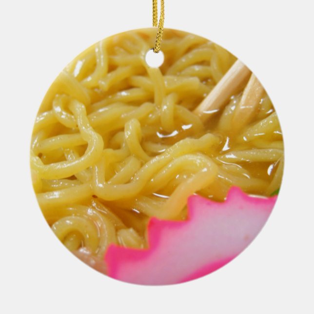 Décoration En Céramique Nouilles de Ramen (Devant)