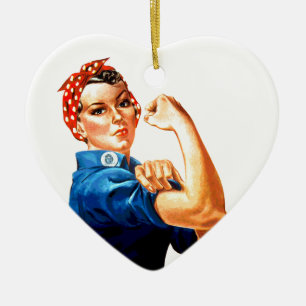 Décoration En Céramique Nous pouvons le faire Rosie la propagande 2ÈME GUE