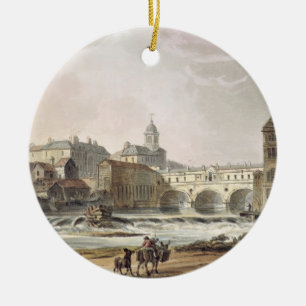 Décoration En Céramique Nouveau pont, de 'Bath illustré par une série de