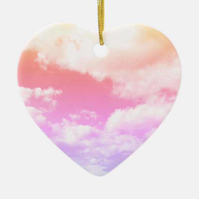 Décoration En Céramique Nuages (Devant)