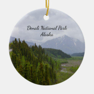 Décoration En Céramique Nuageux À L'Ornement Du Denali