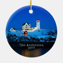 Nubble Vacances Lumières Famille Phare