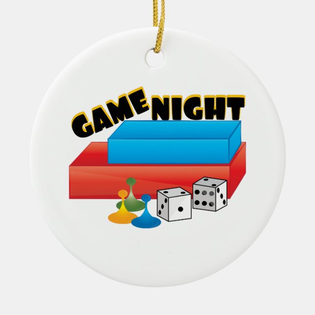 Décoration En Céramique Nuit de jeu (Devant)