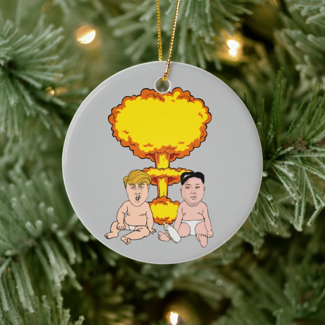 Décoration En Céramique Nuke Babies Anti Trump (Arbre)
