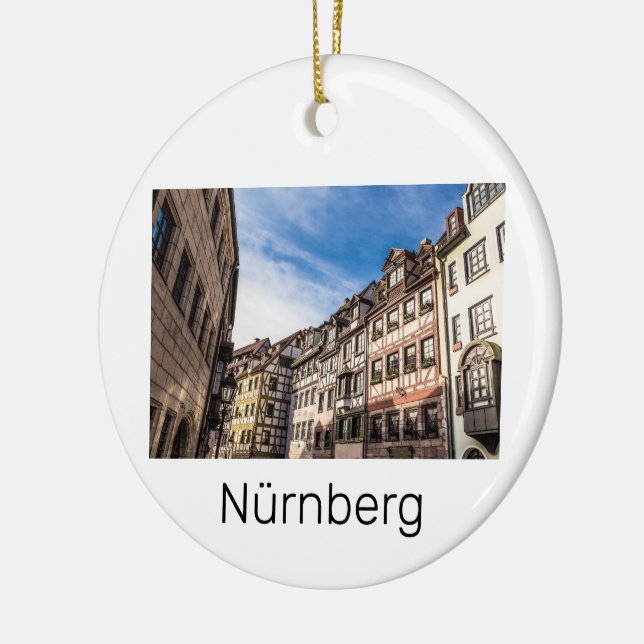 Décoration En Céramique Nuremberg Cityscape Bavière Allemagne Souvenir (Gauche)