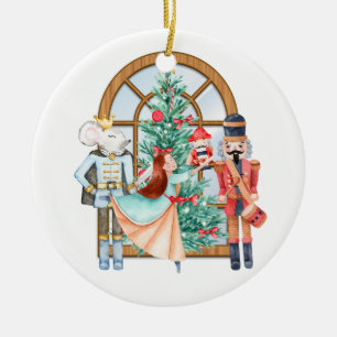 Décoration En Céramique Nutcracker Ballerina Mouse King Personnalisé