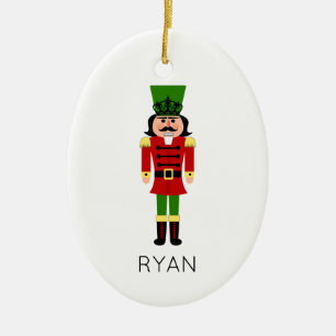 Décoration En Céramique Nutcracker Noël NOM DE FÊTE Classique