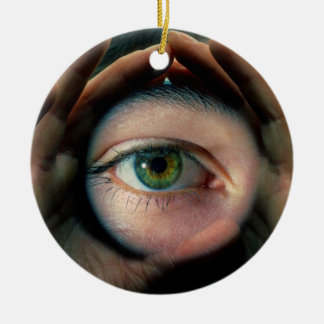Décoration En Céramique OEil dans le coeur