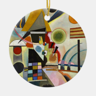 Décoration En Céramique Oeuvre Abstraite de Kandinsky