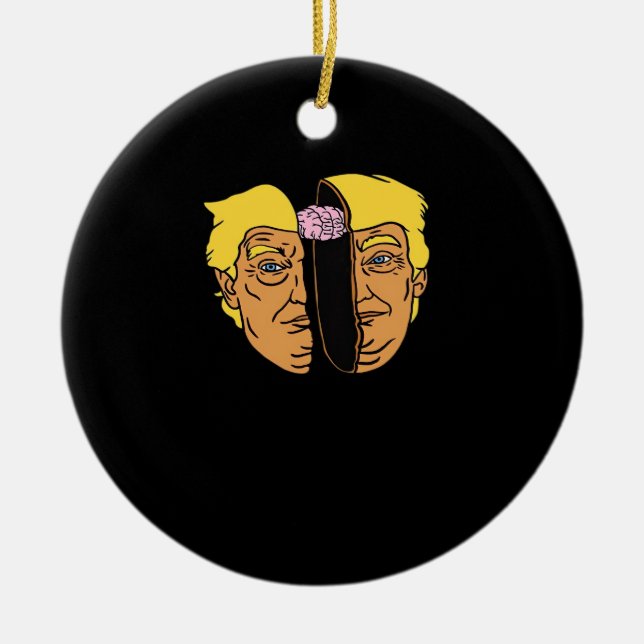 Décoration En Céramique Oeuvre de Donald Brain Trumpkin (Devant)