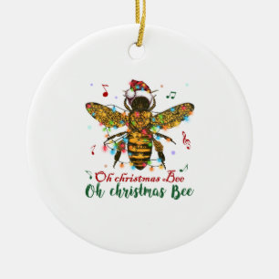 Décoration En Céramique Oh Christmas Bee Oh Christmas Bee Light