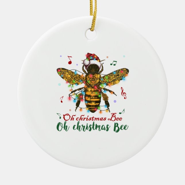 Décoration En Céramique Oh Christmas Bee Oh Christmas Bee Light (Devant)