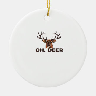 Décoration En Céramique Oh Deer Modern Clean Design Ornament