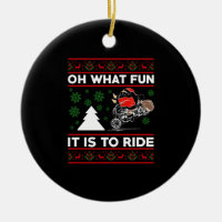 Oh Quel Amusement C'Est De Circuler Père Noël Moto