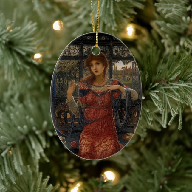 Décoration En Céramique Oh Swallow, Swallow par John Melhuish Strudwick (Arbre)