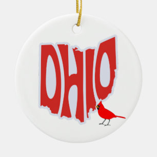 Décoration En Céramique Ohio State Christmas Tree Orament