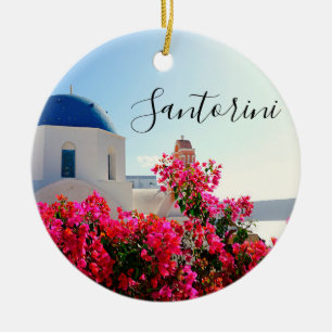 Décoration En Céramique Oia Santorini, Grèce Photographie