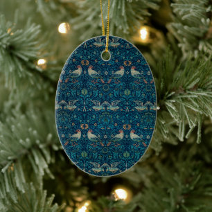 Décoration En Céramique Oiseau de William Morris, Vintage Garden Textile A