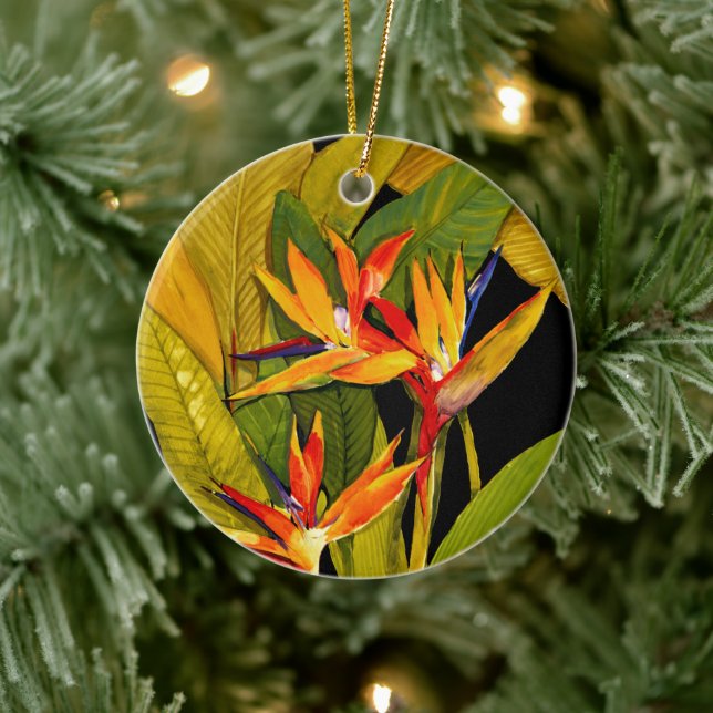 Décoration En Céramique Oiseau du Paradis (Arbre)