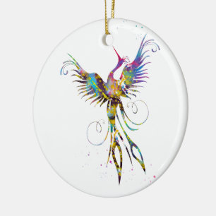 Décoration En Céramique oiseau phénix