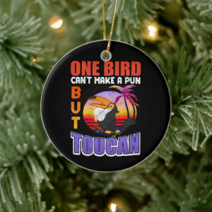 Décoration En Céramique Oiseau tropical Toucan Vintage Amusant Toucan Oise