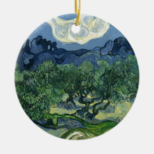 Décoration En Céramique Olive Trees par Van Gogh
