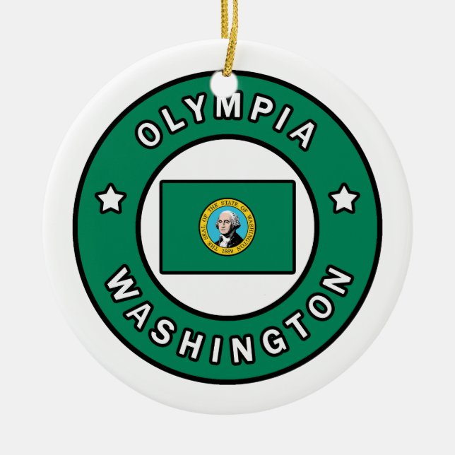 Décoration En Céramique Olympia Washington (Devant)