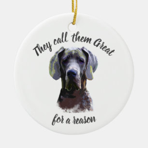Décoration En Céramique On les appelle Great pour une raison, Dane Dog Pet