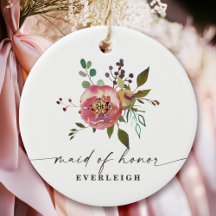 Ophelia Cottagecore Rose Florale Demoiselle d'Honn