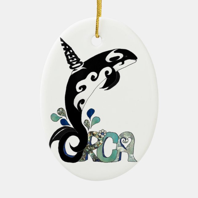 Décoration En Céramique Orca Freedom (Devant)