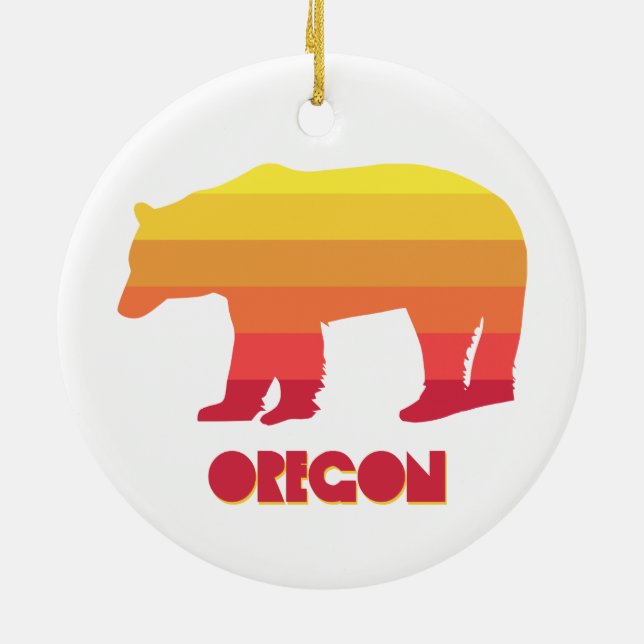 Décoration En Céramique Oregon Bear (Dos)